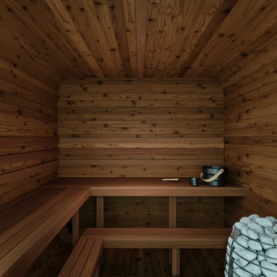 Thermory 6-Person Squared Sauna
